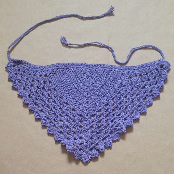 Crochet boho kerchief - Picture 1 of 2